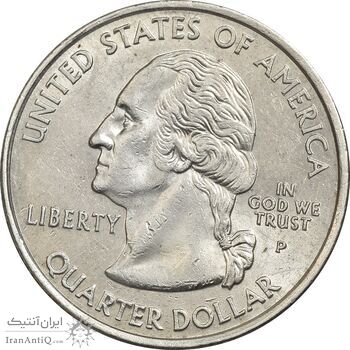 سکه کوارتر دلار 2002P ایالتی (لوئیزیانا) - MS61 - آمریکا