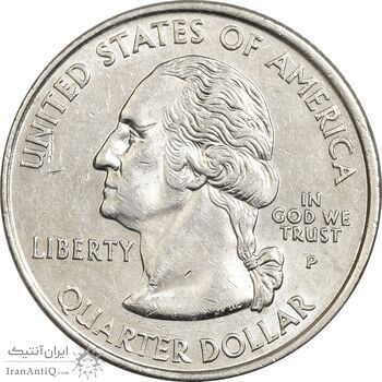 سکه کوارتر دلار 2002P ایالتی (لوئیزیانا) - AU58 - آمریکا