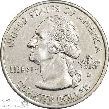 سکه کوارتر دلار 2002D ایالتی (لوئیزیانا) - AU - آمریکا