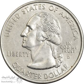 سکه کوارتر دلار 2000D ایالتی (کارولینای جنوبی) - MS62 - آمریکا