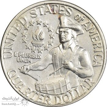 سکه کوارتر دلار 1976 جشن دویست سالگی واشنگتن - EF45 - آمریکا سکه کوارتر دلار 1976 جشن دویست سالگی واشنگتن - EF45 - آمریکا