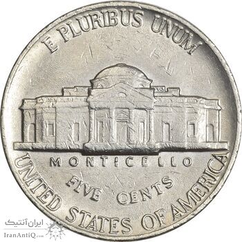 سکه نیکل 5 سنت 1982P جفرسون - EF45 - آمریکا