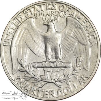 سکه کوارتر دلار 1965 واشنگتن - EF40 - آمریکا سکه کوارتر دلار 1965 واشنگتن - EF40 - آمریکا