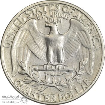 سکه کوارتر دلار 1966 واشنگتن - EF40 - آمریکا سکه کوارتر دلار 1966 واشنگتن - EF40 - آمریکا