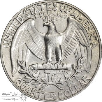 سکه کوارتر دلار 1971D واشنگتن - AU55 - آمریکا سکه کوارتر دلار 1971D واشنگتن - AU55 - آمریکا