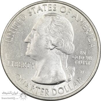 سکه کوارتر دلار 2019D (رودخانه بدون بازگشت) - MS61 - آمریکا سکه کوارتر دلار 2019D (رودخانه بدون بازگشت) - MS61 - آمریکا