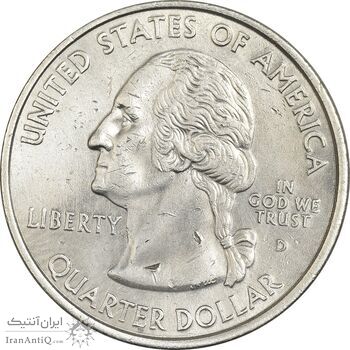 سکه کوارتر دلار 2001D ایالتی (کارولینای شمالی) - AU55 - آمریکا