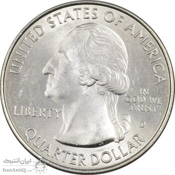 سکه کوارتر دلار 2015D (پارک وی بلو ریج) - MS61 - آمریکا