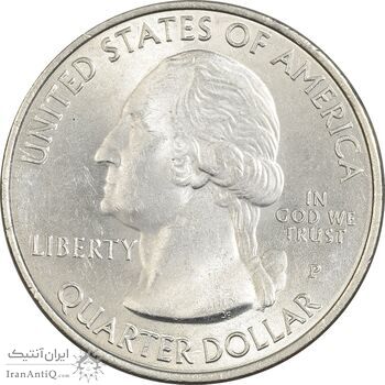 سکه کوارتر دلار 2015P (پارک وی بلو ریج) - MS61 - آمریکا