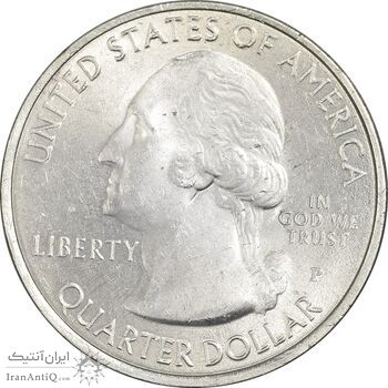 سکه کوارتر دلار 2015P (پارک وی بلو ریج) - AU58 - آمریکا سکه کوارتر دلار 2015P (پارک وی بلو ریج) - AU58 - آمریکا
