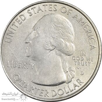 سکه کوارتر دلار 2015D (پارک وی بلو ریج) - AU50 - آمریکا