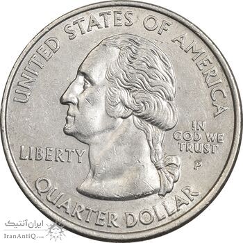 سکه کوارتر دلار 2008P ایالتی (اوکلاهما) - AU55 - آمریکا