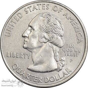 سکه کوارتر دلار 2008P ایالتی (اوکلاهما) - AU58 - آمریکا