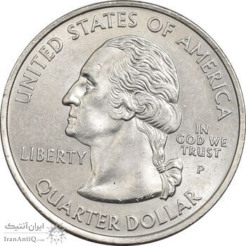سکه کوارتر دلار 2008P ایالتی (اوکلاهما) - MS61 - آمریکا