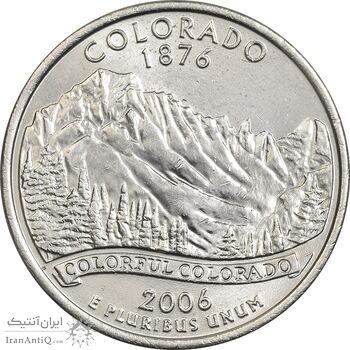 سکه کوارتر دلار 2006D ایالتی (کلرادو) - MS63 - آمریکا