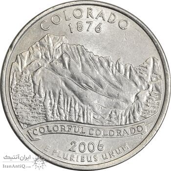سکه کوارتر دلار 2006P ایالتی (کلرادو) - AU58 - آمریکا