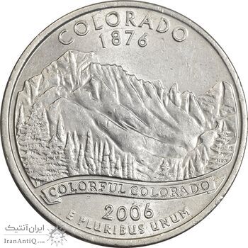 سکه کوارتر دلار 2006P ایالتی (کلرادو) - AU - آمریکا