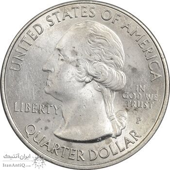 سکه کوارتر دلار 2018P (پارک ملی ویاجورز) - MS62 - آمریکا سکه کوارتر دلار 2018P (پارک ملی ویاجورز) - MS62 - آمریکا