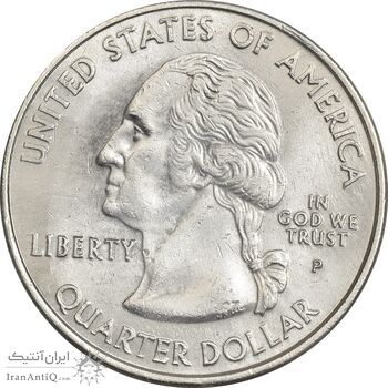 سکه کوارتر دلار 2003P ایالتی (ایلینوی) - AU58 - آمریکا