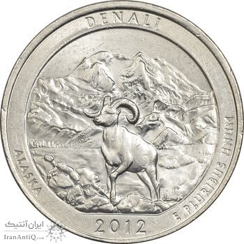 سکه کوارتر دلار 2012P (دنالی) - AU58 - آمریکا