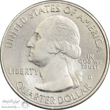 سکه کوارتر دلار 2014D (پارک ملی آرچز) - AU58 - آمریکا