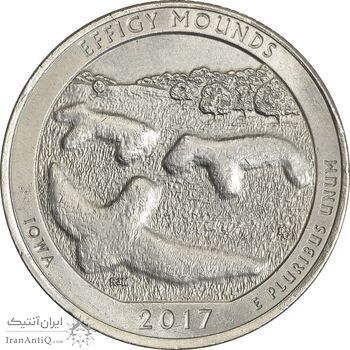 سکه کوارتر دلار 2017P (بنای یادبود افیگی موندز) - AU58 - آمریکا سکه کوارتر دلار 2017P (بنای یادبود افیگی موندز) - AU58 - آمریکا