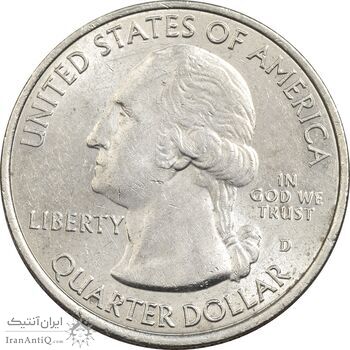 سکه کوارتر دلار 2013D (قلعه‌ تاریخی فورت مک‌ هنری) - AU58 - آمریکا