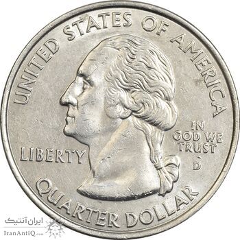 سکه کوارتر دلار 2004D ایالتی (آیووا) - AU55 - آمریکا