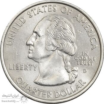 سکه کوارتر دلار 2002D ایالتی (اوهایو) - AU55 - آمریکا