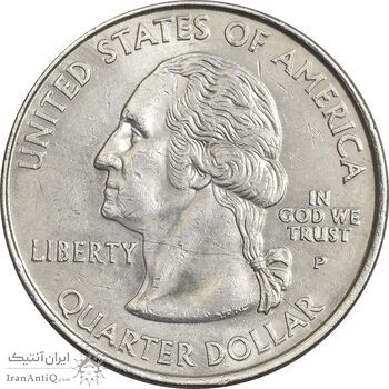 سکه کوارتر دلار 2001P ایالتی (کنتاکی) - AU55 - آمریکا