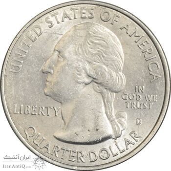 سکه کوارتر دلار 2014D (پارک ملی اورگلیدز) - AU55 - آمریکا