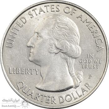 سکه کوارتر دلار 2014P (پارک ملی اورگلیدز) - AU55 - آمریکا