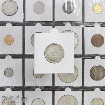 سکه 1000 دینار 1330 تصویری - EF45 - احمد شاه