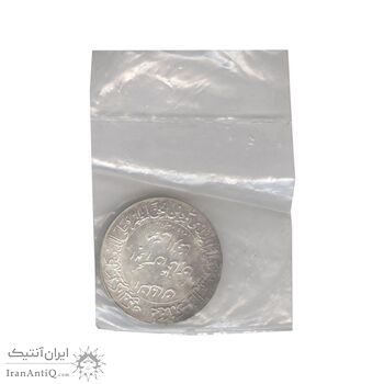 مدال یادبود میلاد امام رضا (ع) 1347 (گنبد) بزرگ با پک فابریک - UNC - محمد رضا شاه