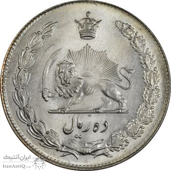 سکه 10 ریال 1344 - MS65 - محمد رضا شاه