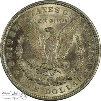 سکه یک دلار 1921 مورگان - MS62 - آمریکا