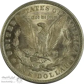 سکه یک دلار 1921 مورگان - MS62 - آمریکا