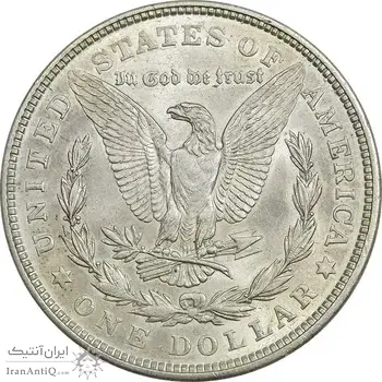 سکه یک دلار 1921 مورگان - MS62 - آمریکا