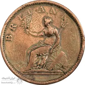 سکه 1 پنی 1806 جرج سوم - VF35 - انگلستان