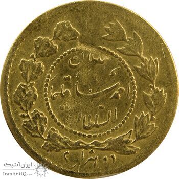 سکه طلا 2000 دینار تصویری 1337 - AU - احمد شاه