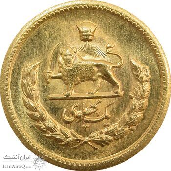 سکه طلا یک پهلوی 1329 - MS64 - محمد رضا شاه