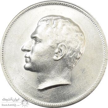 مدال نقره بیست و پنجمین سال سلطنت 1344 - MS62 - محمدرضا شاه مدال نقره بیست و پنجمین سال سلطنت 1344 - MS62 - محمدرضا شاه