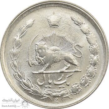سکه 1 ریال 1353 خطی - تاریخ کوچک - UNC - محمد رضا شاه سکه 1 ریال 1353 خطی - تاریخ کوچک - UNC - محمد رضا شاه