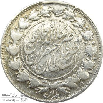 سکه 1000 دینار 129 صاحبقران (ارور تاریخ) - VF30 - ناصرالدین شاه