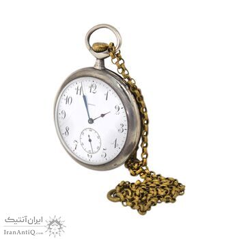 ساعت جیبی نقره برند omega به مناسبت مسابقات grand prix