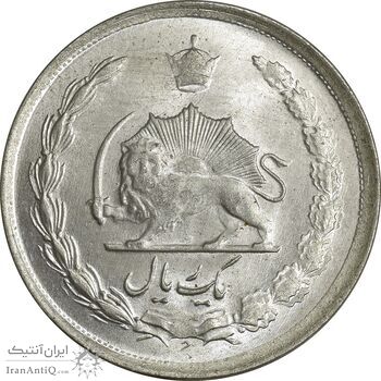 سکه 1 ریال 1329 - MS63 - محمد رضا شاه سکه 1 ریال 1329 - MS63 - محمد رضا شاه