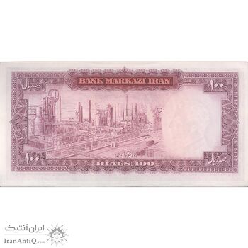 اسکناس 100 ریال (آموزگار - فرمان فرماییان) نوشته قرمز - تک - UNC62 - محمد رضا شاه اسکناس 100 ریال (آموزگار - فرمان فرماییان) نوشته قرمز - تک - UNC62 - محمد رضا شاه