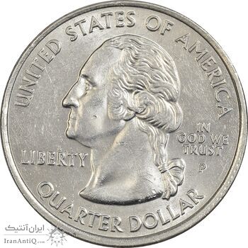 سکه کوارتر دلار 2007P ایالتی (آیداهو) - MS62 - آمریکا