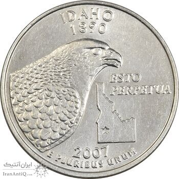 سکه کوارتر دلار 2007D ایالتی (آیداهو) - AU - آمریکا سکه کوارتر دلار 2007D ایالتی (آیداهو) - AU - آمریکا