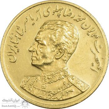 مدال طلا یادبود گارد شاهنشاهی - نوروز 1351 - MS61 - محمد رضا شاه